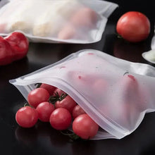 Load image into Gallery viewer, Reusable Silicone Food Storage Bags – Leakproof Zip Containers