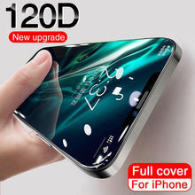 Load image into Gallery viewer, 120D New upgrade Tempered Glass For iPhone 14 13 12 7 8 Plus Mini XR X XS Screen Protector For Iphone 14 13 12 11 Pro Max Glass Anti-Scratch HD Tempered Glass Screen Protector