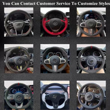 Load image into Gallery viewer, Car Steering Wheel Cover Suede Leather Car Accessories For Subaru Forester 2008-2012 Impreza 2008-2011 Legacy 2008-2010 Exiga 2