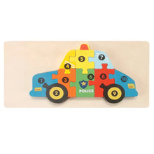 Load image into Gallery viewer, 3D Montessori Wooden Dinosaur Puzzle Toy