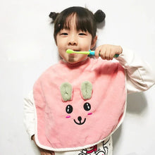 Load image into Gallery viewer, Baby Bibs for Children Washing Face Towel Soft Salive Towel Boys Girls Learning Brushing Teeth Towel for 3-8 Years Kids