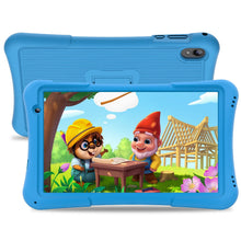 Load image into Gallery viewer, PRITOM 10 inch kids tablet Android 12, 4GB(2+2)+32GB, Quad Core, 6000 mAh, WiFi 6, Dual Camera, Bluetooth, Toddler Tablet