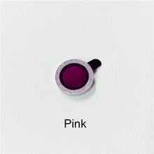 Load image into Gallery viewer, 9H Tempered Glass Camera Cover Screen Protector Metal Individual Ring For iPhone Phone Glitter Camera Lens Protector Film For iPhone 14 13 12 11 Pro Max Luminous Lens Metal Glass Protective Cover