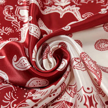 Load image into Gallery viewer, Satin Square Scarf β Elegant 2025 Print Hijab, Shawl & Hair Wrap