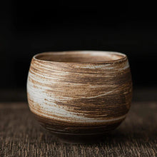 Load image into Gallery viewer, Japanese Handmade Ceramic Tea Cup | Antique Kung Fu Tea Set