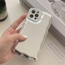 Load image into Gallery viewer, Women Luxury Gold Color Shockproof Phone Case for iPhone 14 13 12 11 Pro Max X Xs Max XR Shock-Absorbing Elegant Shiny Case for iPhone Strong iphone Back Cover