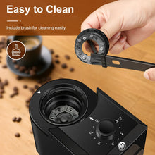 Load image into Gallery viewer, Automatic Burr Mill Coffee Grinder Electric Coffee Bean Grinding With 28 Adjustable Gears for Espresso French Press Drip Coffee
