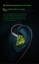 Load image into Gallery viewer, EPZ K5 1DD+4BA Monitor IEM Earphone Wired HIFI In Ear Earbuds Three-In-One 0.78 2 Pin Single Crystal Copper Upgrade Cable