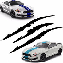 Load image into Gallery viewer, Reflective Monster Claw Car Sticker – Scratch Stripe Headlight Decal | Waterproof Vinyl Auto Exterior Decoration Accessories