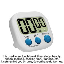 Load image into Gallery viewer, 1PC LCD Digital Kitchen Timer Magnetic Cooking Large Count Down Up Clear Loud Alarm Stonego Home Kitchen Accessories