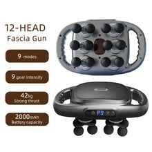 Load image into Gallery viewer, High-Power 16 Head Percussion Massage Gun - 48kg Deep Tissue Relief for Athletes & Fitness Enthusiasts Body Massager