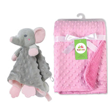 Load image into Gallery viewer, Personalized Newborn Baby Blanket with Name & Custom Stroller Gift Set