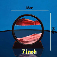 Load image into Gallery viewer, 3D Moving Sand Art Picture - Round Glass Deep Sea Sandscape Hourglass for Home & Office Decor