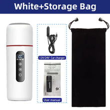 Load image into Gallery viewer, Electric Kettle 12V24V Portable Car Heating Cup 500ml Travel Heating Touch Screen Intelligent Adjustable Temperature Thermal Cup
