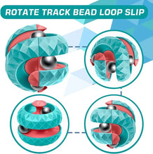 Load image into Gallery viewer, Decompression Orbit Ball Cube Fidget Toy – Anti-Stress Sensory Spinner Toy for Kids, Teens & Adults | Focus & Anxiety Relief Gift