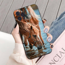 Load image into Gallery viewer, Animal Steed Horse Phone Case For Iphone 14 11 12 13 Mini Pro Xs Max Cover 6 7 8 Plus X Xr Se 2020 Cool Animal Horse Case For Iphone