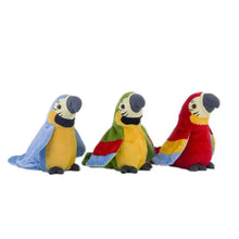 Load image into Gallery viewer, Talking Macaw Parrot Plush – Repeat & Speak Electronic Stuffed Toy