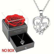 Load image into Gallery viewer, Elegant Style Heart shaped Pendant Necklace Hollow Design Mother's Day Gift Party Suitable for Best Friends Without Box