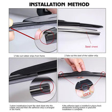 Load image into Gallery viewer, BEMOST Auto Car Wiper Strips Vehicle Insert Rubber Strip 14"16"17"18"19"20"21"22"24"26"28 FR Type Wipers Blade Car Accessories
