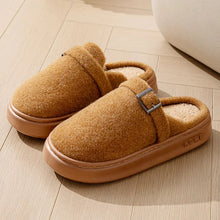 Load image into Gallery viewer, Winter Women's Slippers Home Plush Luxury Designer Woman Shoes Indoor Fluffy Fashion Platform Fuzzy Fur Slides Elegant Flat Soft