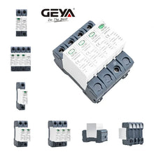 Load image into Gallery viewer, GEYA GSP9 12.5KA T1+T2 SPD 4P 3P+NPE Surge Protector 275VAC Limp:7/12.5KA House Lightning Surge Arrester Device