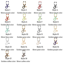 Load image into Gallery viewer, Doctors Nurses Mini Stethoscope Brooches Pins Jackets Coat Lapel Pin Bag Button Collar Badges Gifts Medical Jewelry