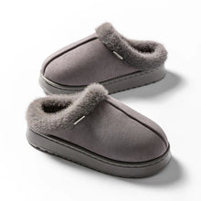Load image into Gallery viewer, Fashion Women Fluffy Slippers for Autumn and Winter Indoor EVA Thick Sole Anti-Slip and Warm Unisex Slippers for Winter