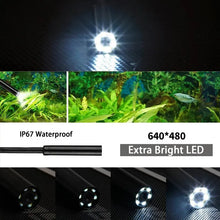 Load image into Gallery viewer, 7mm Endoscope Camera Flexible IP67 Waterproof Micro USB Inspection Borescope Camera for Android PC Notebook 6LEDs Adjustable