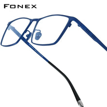 Load image into Gallery viewer, FONEX Titanium Square Glasses – Ultralight Men’s High-End Eyewear