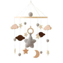 Load image into Gallery viewer, Wooden Baby Rattle Crib Mobile Holder for Newborns