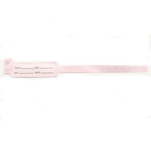 Load image into Gallery viewer, 100pcs Waterproof Soft PVC Medical Wristbands Writable Patient Identification Bracelets Vinyl Band for Healthcare