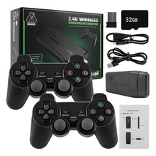 Load image into Gallery viewer, 4K HD Wireless Controllers 40000+ Games 2.4G Arcade Console Support TF Card Expansion TV Mini Game Console Max 256GB for PS1