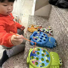 Load image into Gallery viewer, Dinosaur Magnetic Fishing Toys - Montessori Educational Game for Kids | Fun & Safe Play Rod Gift