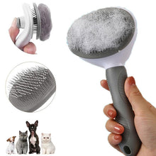 Load image into Gallery viewer, Pet Hair Remover Dog Brush Cat Comb Grooming Tools Dogs Accessories Cat Supplies Stainless Steel Beauty Massage Comb Dog Cat Brush Pet Brush for Long and Short Hair with Self-Cleaning Brush