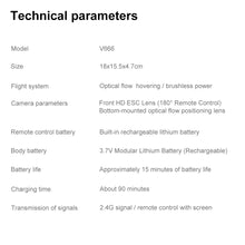 Load image into Gallery viewer, Xiaomi V666 Mini Drone 4K Professional Aerial 8k Dual Camera Intelligent obstacle avoidance Brushless Quadcopter Kid RC Toy