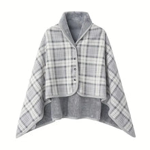 Load image into Gallery viewer, Wearable Blanket Shawl – Flannel Lazy Office Wrap