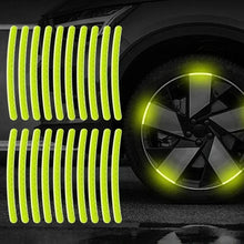 Load image into Gallery viewer, Car Wheel Hub Reflective Stripes - Safety Tire Warning Stickers for Night Driving