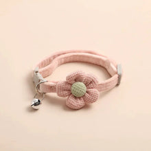 Load image into Gallery viewer, Adjustable Flower Cat Collar with Bell – Cute Breakaway Pet Collar for Kittens & Small Dogs