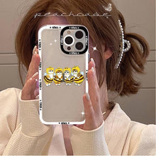 Load image into Gallery viewer, Cute Cat Phone Case for iPhone 11 12 13 Mini Pro Max 14 Pro Max Case shell Blank Printable Phone Case for Soft Rubber Cool Polish Phone Case