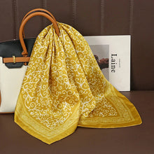 Load image into Gallery viewer, Luxury Satin Silk Square Scarf – Shawl, Hijab & Fashion Wrap 2023