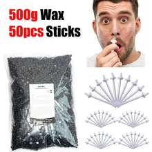 Load image into Gallery viewer, Portable Nose Waxing Kit for Men & Women - 50g-500g Hair Removal Nail Wax Cleaning Kit with Nose Clipper for Beauty Care