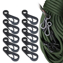 Load image into Gallery viewer, 10Pcs Mini SF Spring Backpack Clasps Climbing Carabiners EDC Keychain Camping Bottle Hooks Paracord Tactical Survival Gear