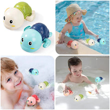 Load image into Gallery viewer, Baby Bath Toys - Swimming Turtle Whale Clockwork Water Toys for Kids | Safe Fun Bath Time Play