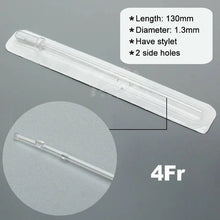 Load image into Gallery viewer, Cat Catheters with Stylet 3Fr End Hole 4Fr Side Holes Veterinary Supplies