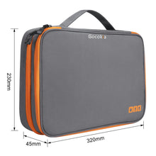 Load image into Gallery viewer, Portable Electronic Accessories Travel case,Cable Organizer Bag Gadget Carry Bag for iPad,Cables,Power,USB Flash Drive, Charger