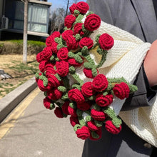 Load image into Gallery viewer, 1pcs Finished Flower Bouquet Blanket Soft and Lightweight Knitted Throw Blankets for Birthday Wedding Valentine’s Day Home Decor