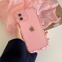 Load image into Gallery viewer, Luminous Shockproof Bumper Phone Case For iPhone 11 14 Pro Max 12 11 13 Pro Max X XR XS Max Transparent Back Cover Full Bumper Case Strong Classic Phone Case