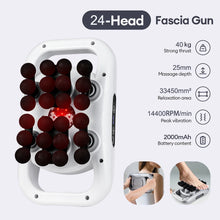 Load image into Gallery viewer, 22-Head Fascia Gun High-Frequency Vibration Body Massage Gun Back and Waist Massager Neck Shoulder Massager Muscle masajeador