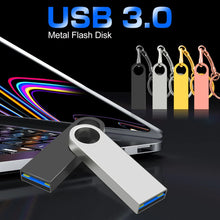 Load image into Gallery viewer, New 2025 Metal Pen Drive 2TB Cle Usb Flash Drives 1TB High Speed Pendrive 512TB 128GB Memoria Usb 3.0 For xiaomi mijia equipment