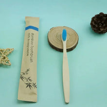 Load image into Gallery viewer, Eco-Friendly Bamboo Toothbrush - Soft Bristles, Vegan, Plastic-Free, 10-Pack